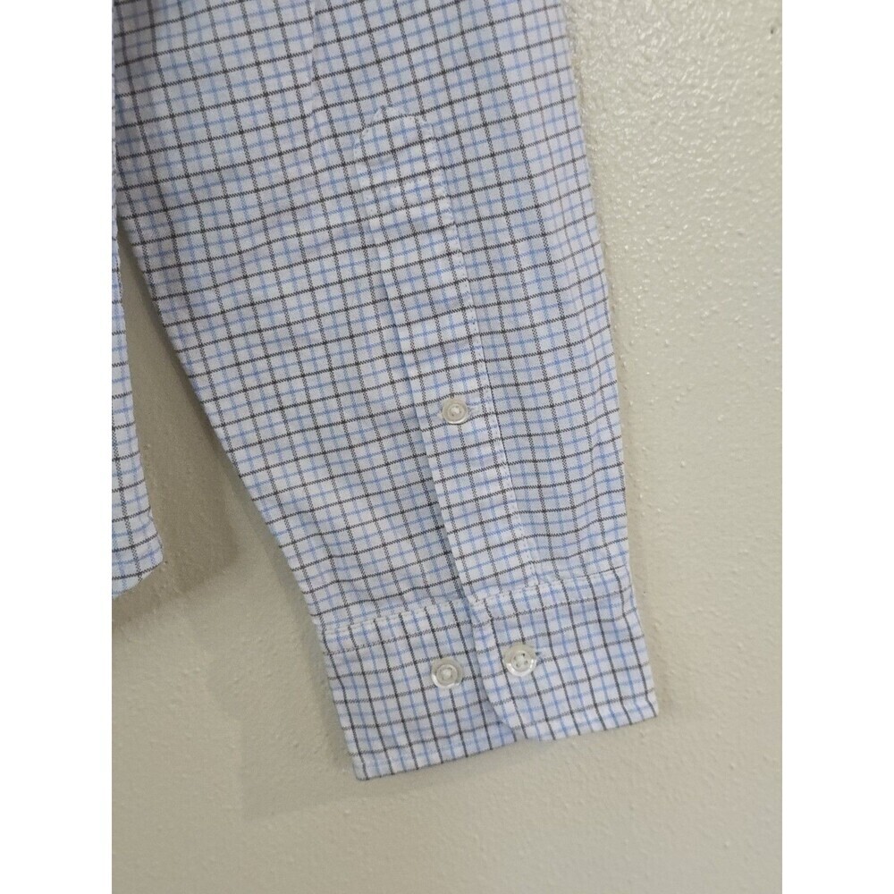 Bonobos Tailored Fit Shirt Mens Size Large Long Heavyweight Cotton Plaid Print - Picture 9 of 12